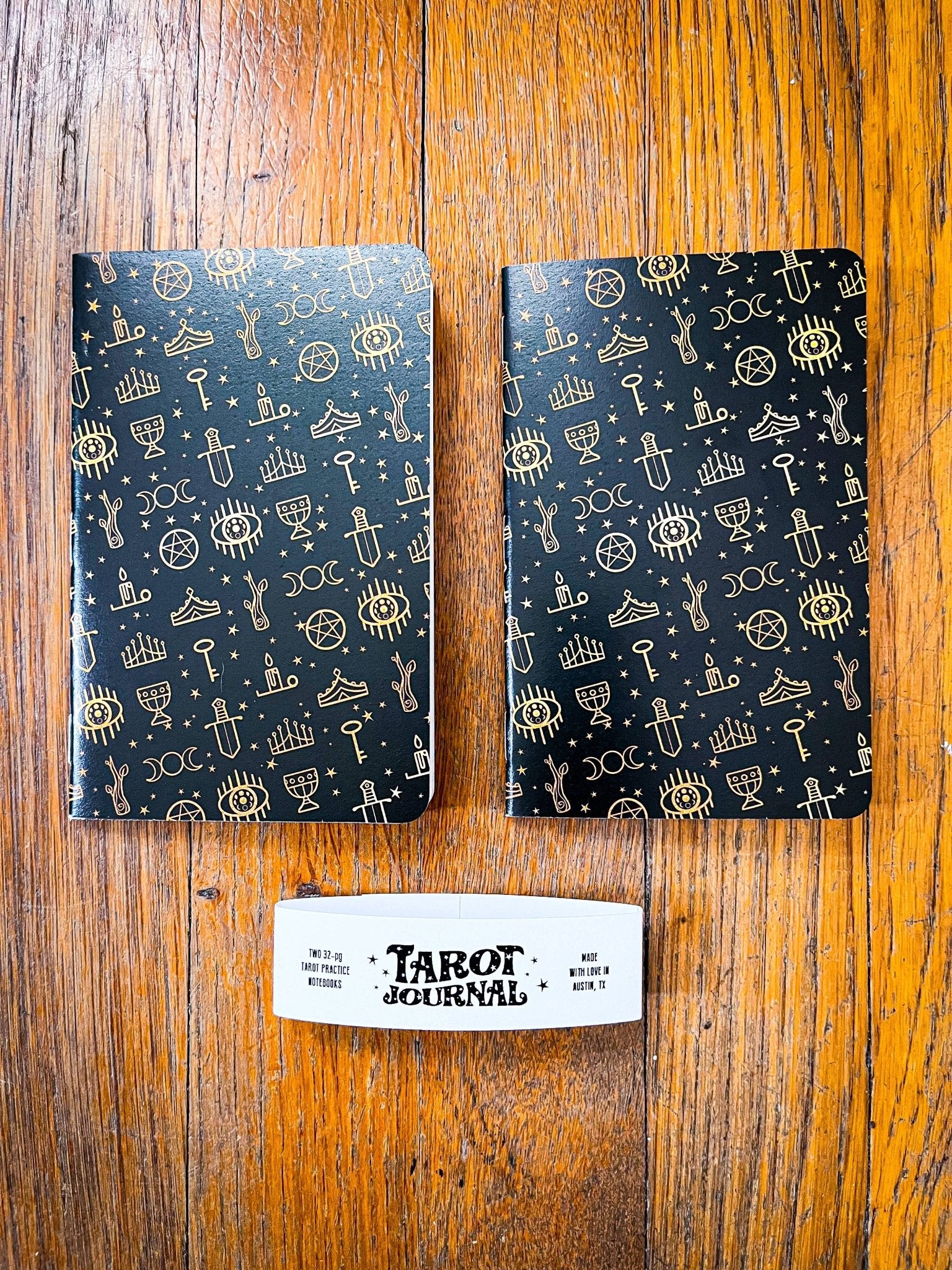 2 - Pack Pocket Tarot Journals - Spiral Circle