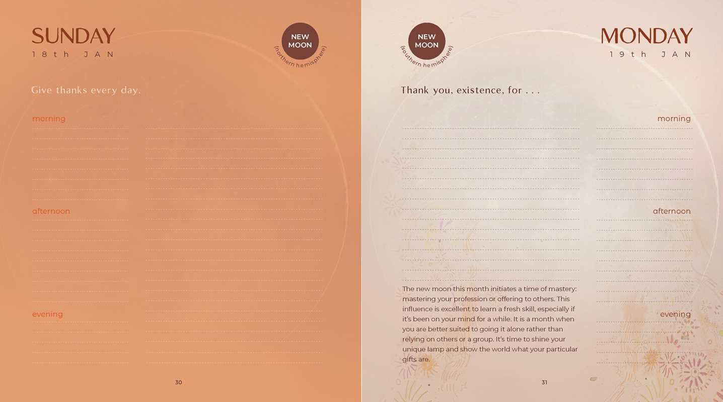 2026 Gratitude Diary and Daily Planner Calendar by Melanie Spears - Spiral Circle