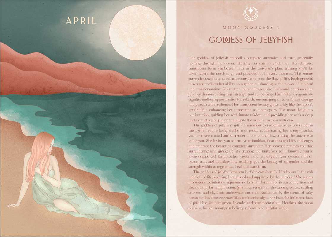 2026 Moon Goddess Planner Calendar: Northern Hemisphere by Nicci Garaicoa - Spiral Circle