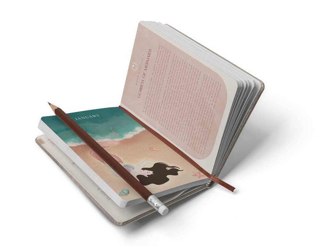 2026 Moon Goddess Planner Calendar: Northern Hemisphere by Nicci Garaicoa - Spiral Circle