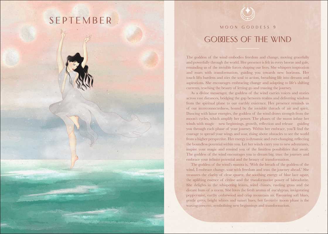 2026 Moon Goddess Planner Calendar: Northern Hemisphere by Nicci Garaicoa - Spiral Circle