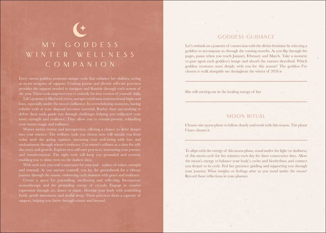 2026 Moon Goddess Planner Calendar: Northern Hemisphere by Nicci Garaicoa - Spiral Circle