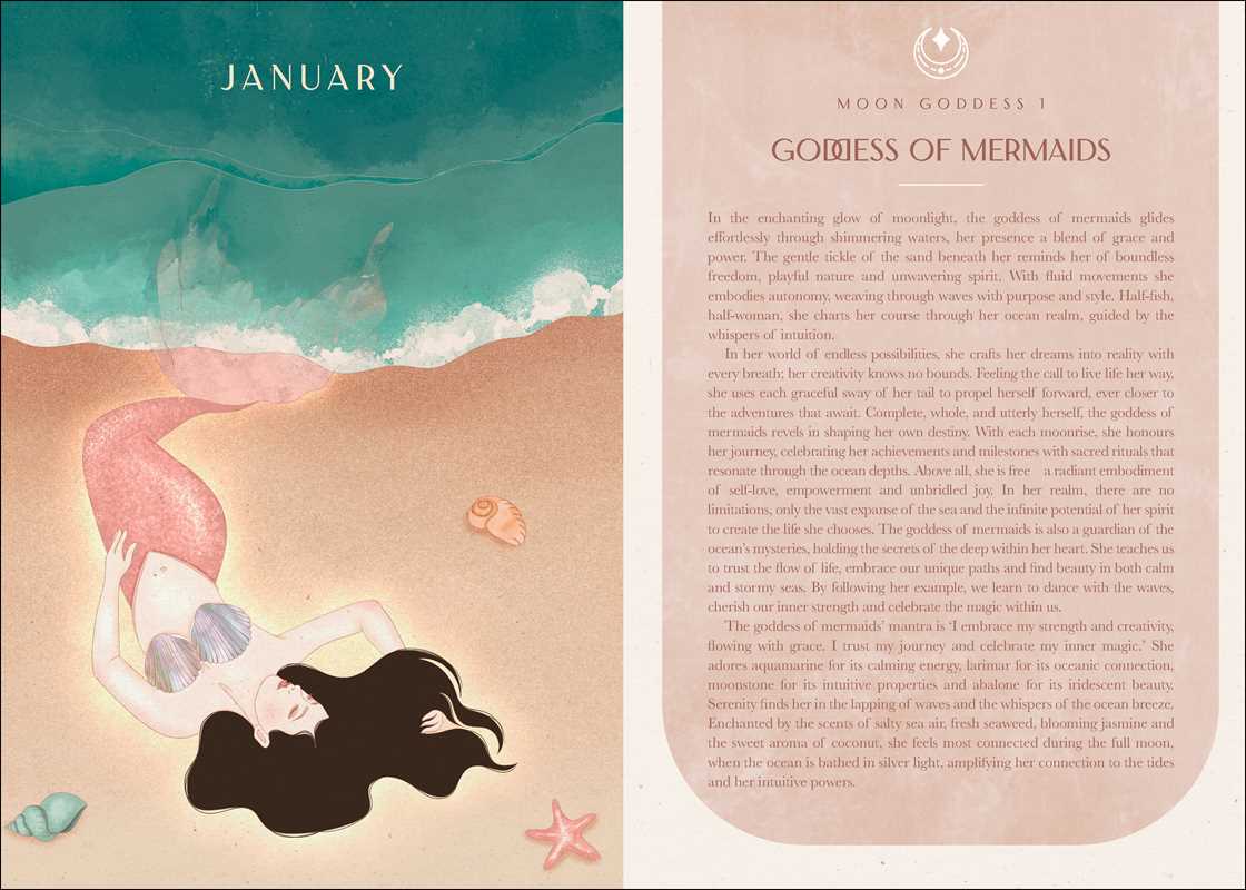 2026 Moon Goddess Planner Calendar: Northern Hemisphere by Nicci Garaicoa - Spiral Circle