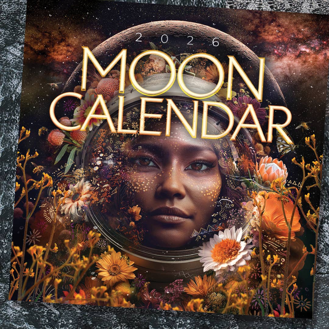 2026 Moon Wall Calendar by Melanie Spears - Spiral Circle