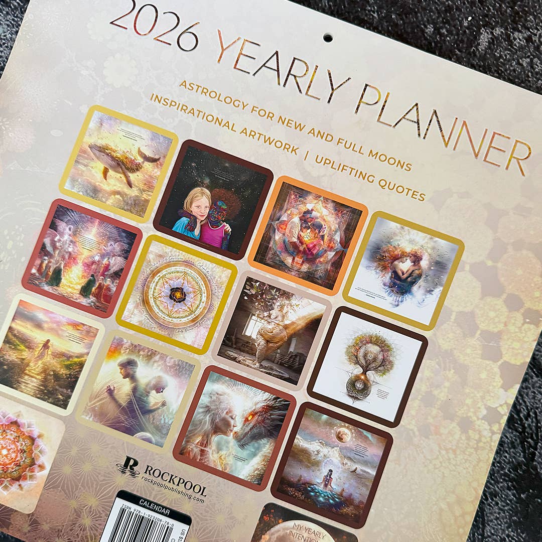 2026 Moon Wall Calendar by Melanie Spears - Spiral Circle