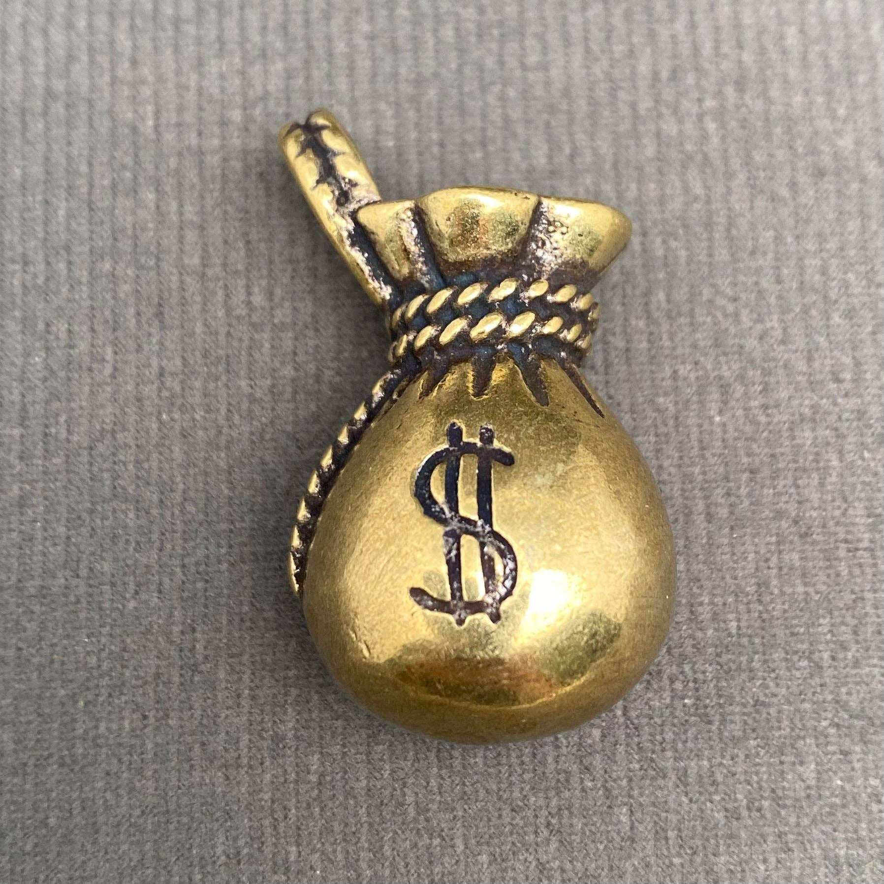 Dollar Bag | Brass Figurine
