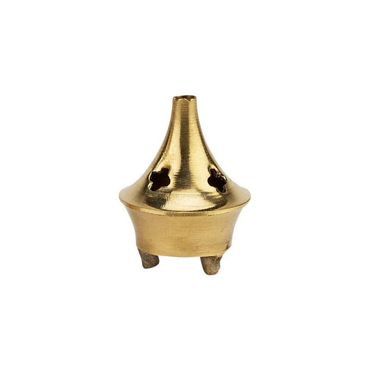 2.5" Brass Cone Burner - Spiral Circle