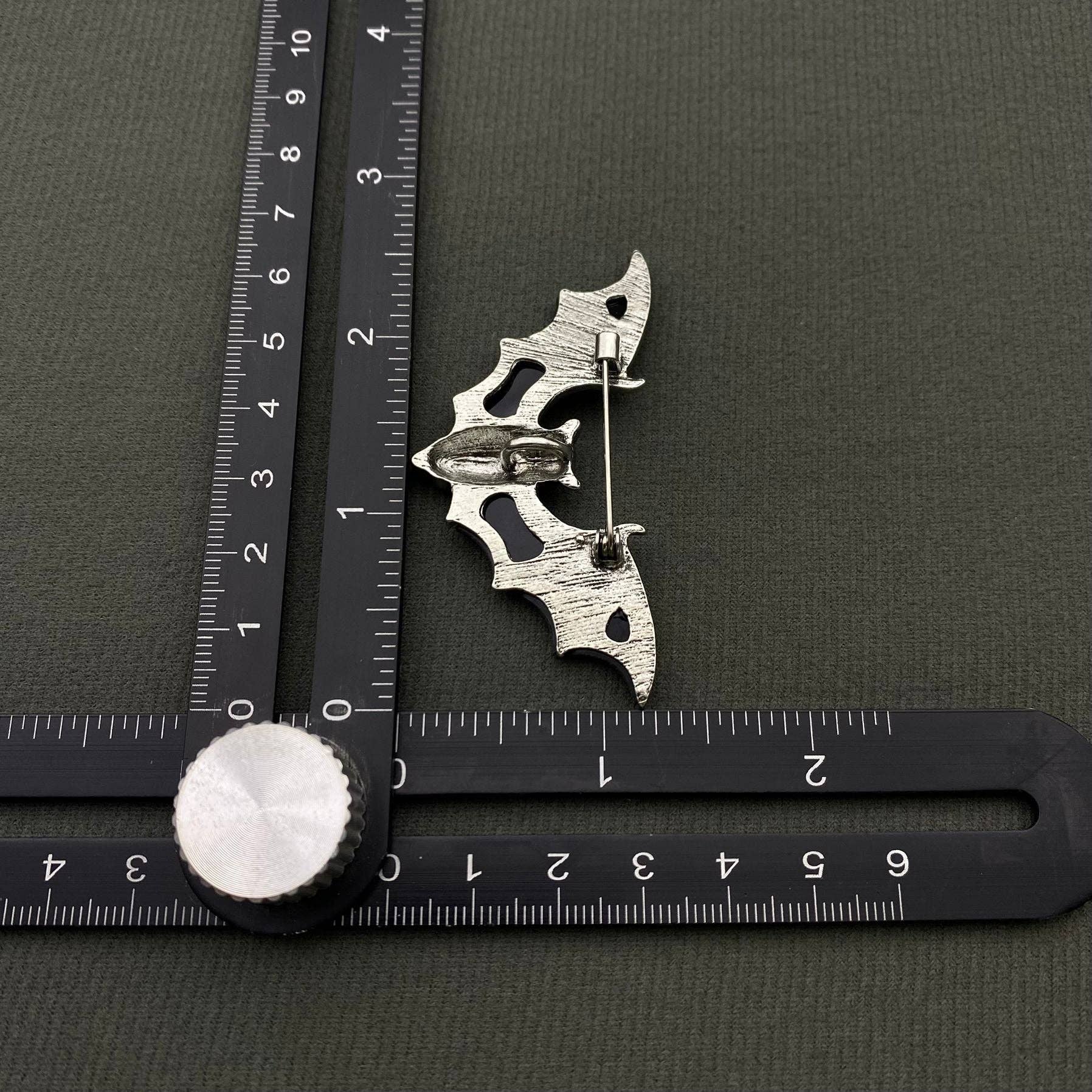 Abalone Shell Bat Brooch