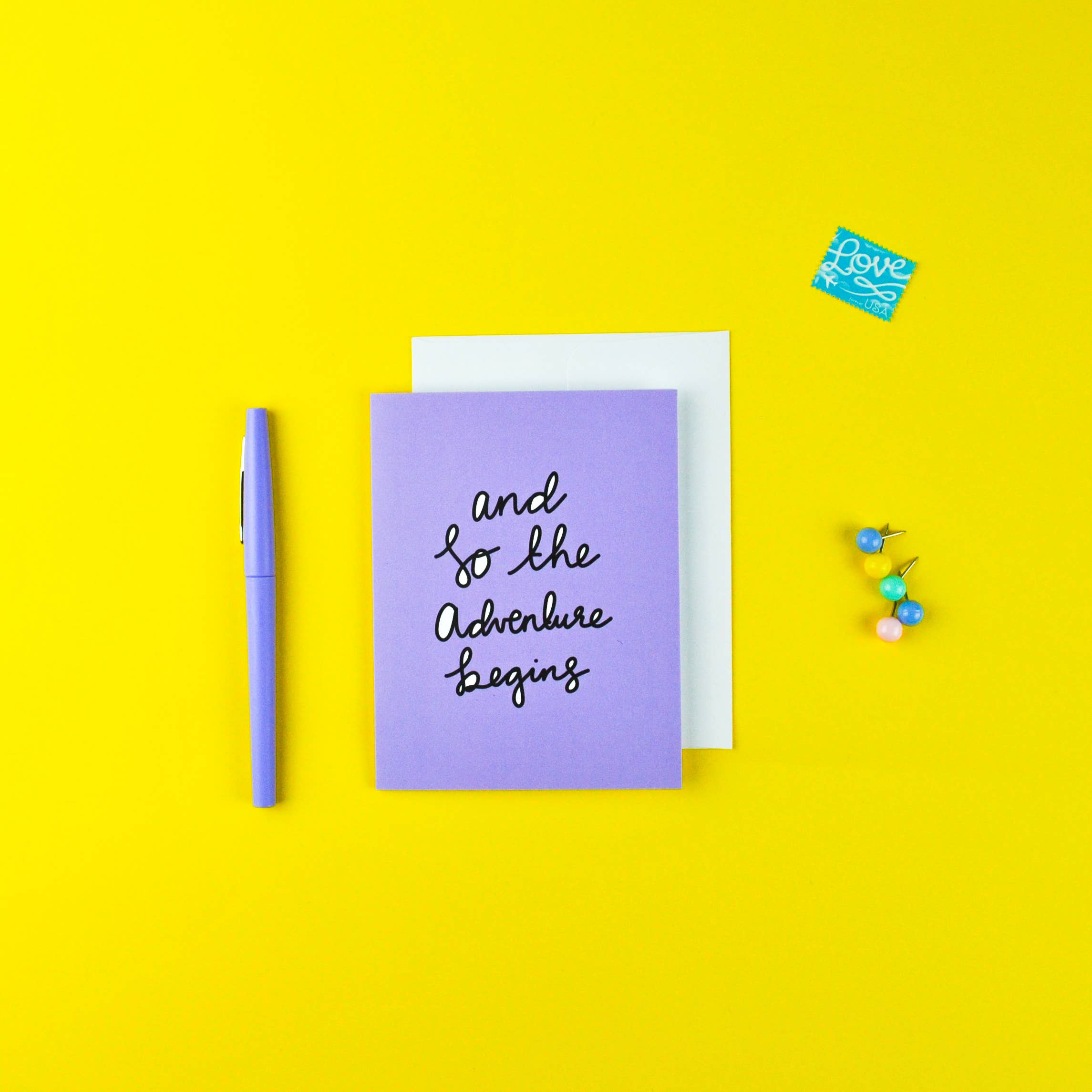 And So The Adventure Begins Adult Birthday Greeting Card