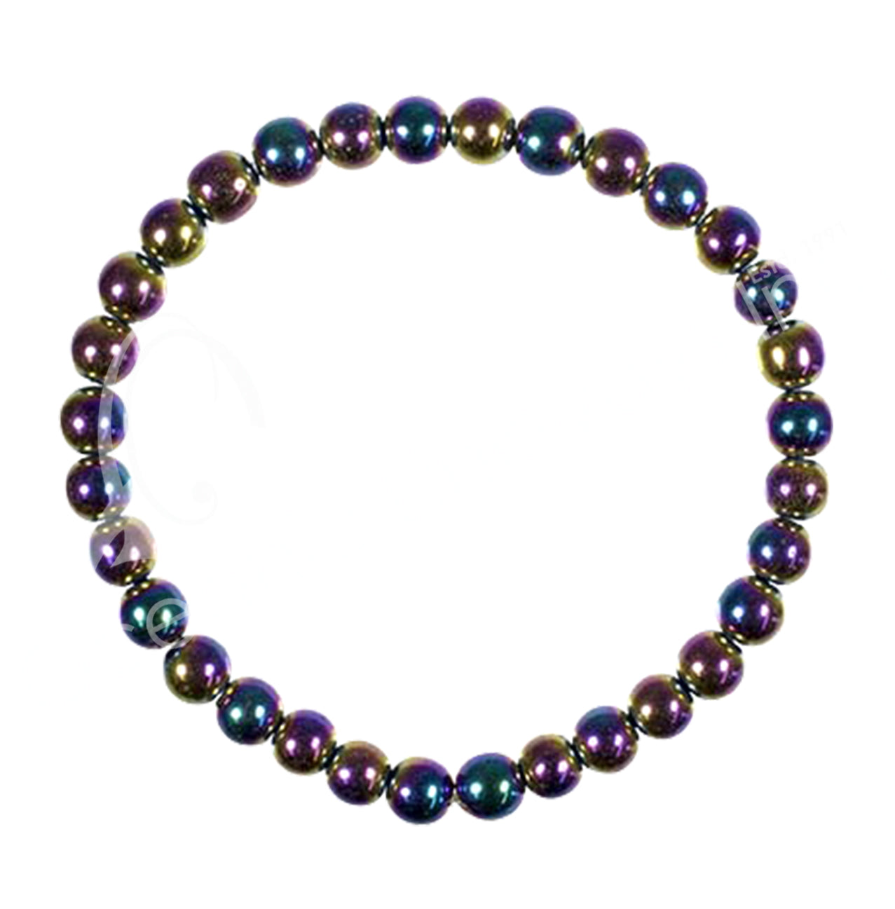 Rainbow Hematite Bracelet | 6MM