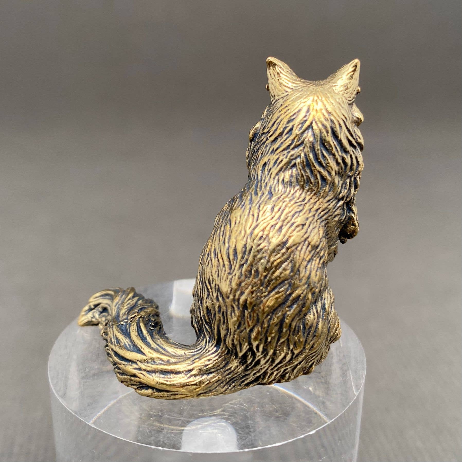 Cat Figurine | Brass