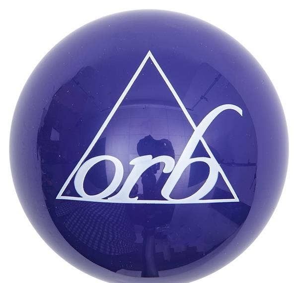 4" Magic 8 Ball Orb - Spiral Circle