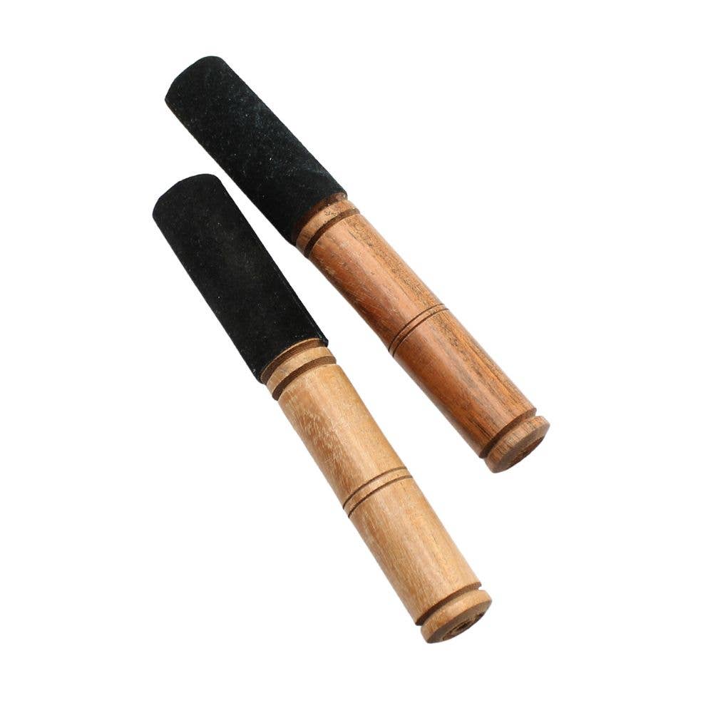 5' Singing Bowl Mallet - Small - Spiral Circle