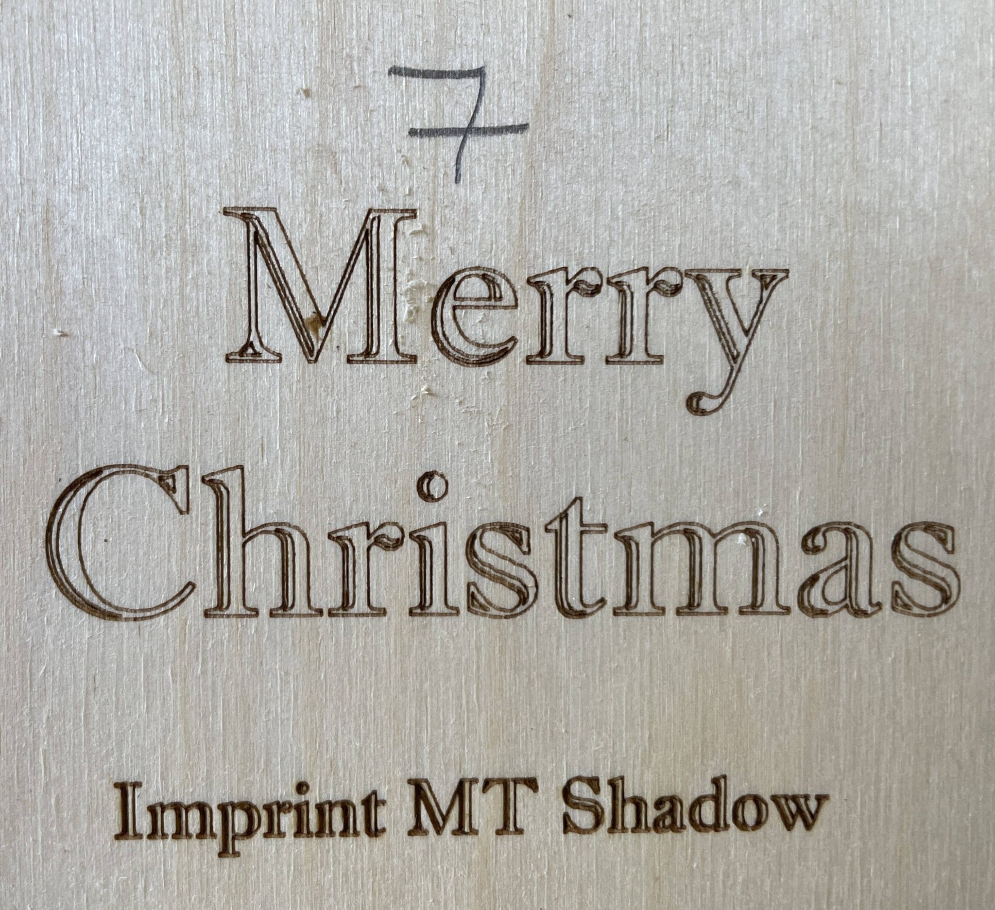 5 String Door Harp Walnut border with Cherry inlay - Spiral Circle