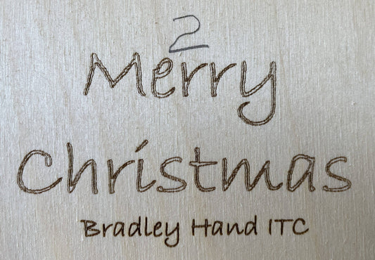 5 String Door Harp Walnut border with Cherry inlay - Spiral Circle