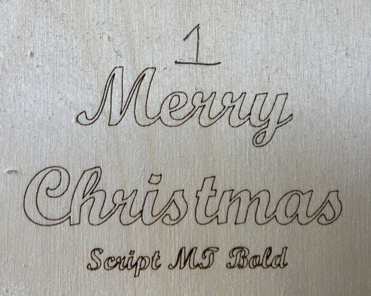 5 String Door Harp Walnut border with Cherry inlay - Spiral Circle