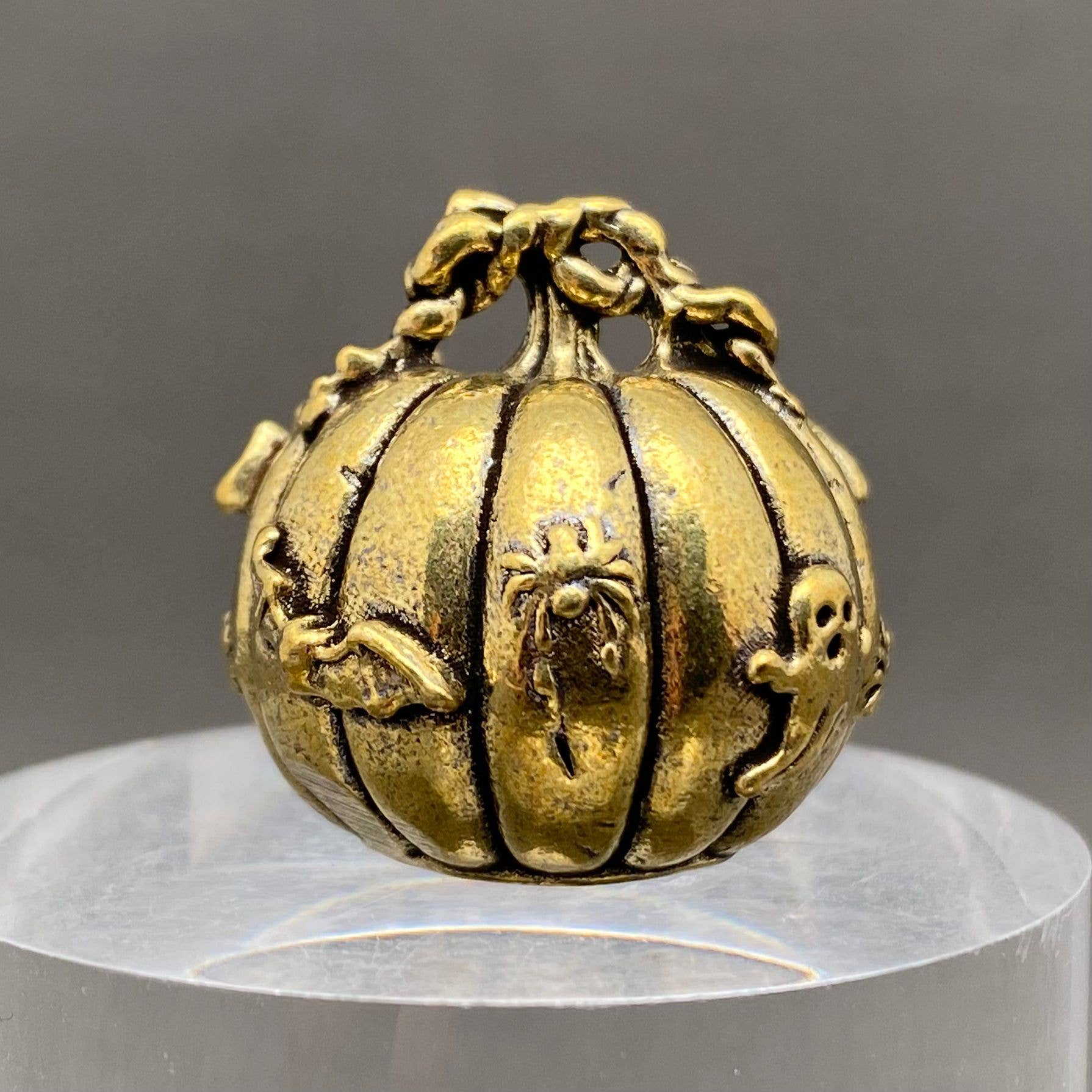 Halloween Pumpkin | Brass Figurine