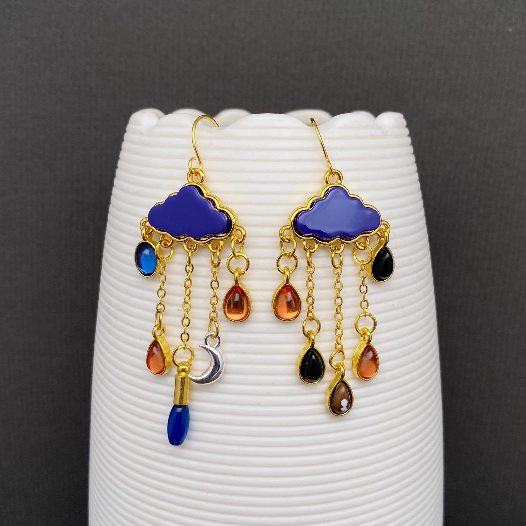 Cloud Dangle Earrings
