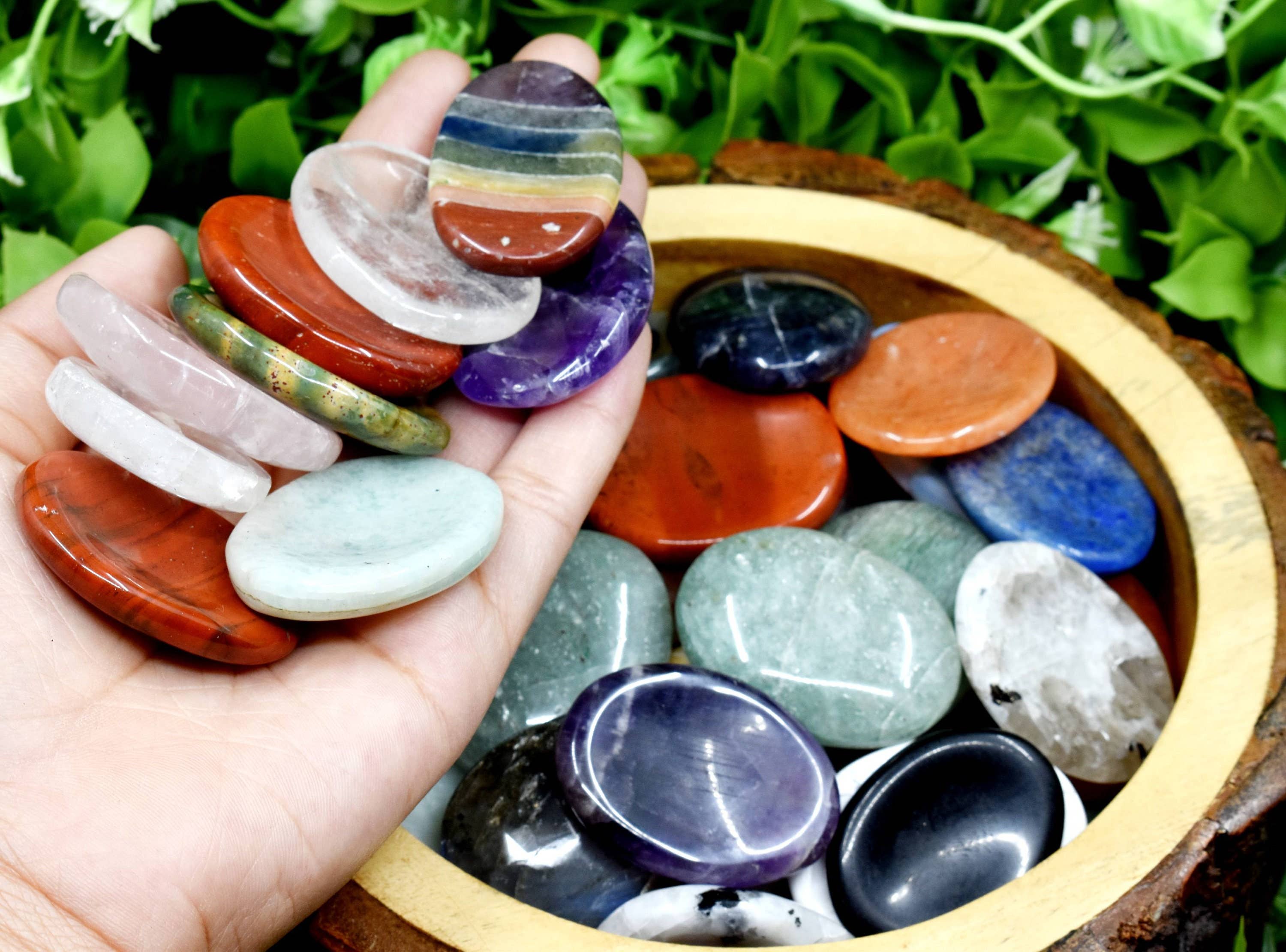 Wish Stones | Palm Stones | Crystal Thumb Stones