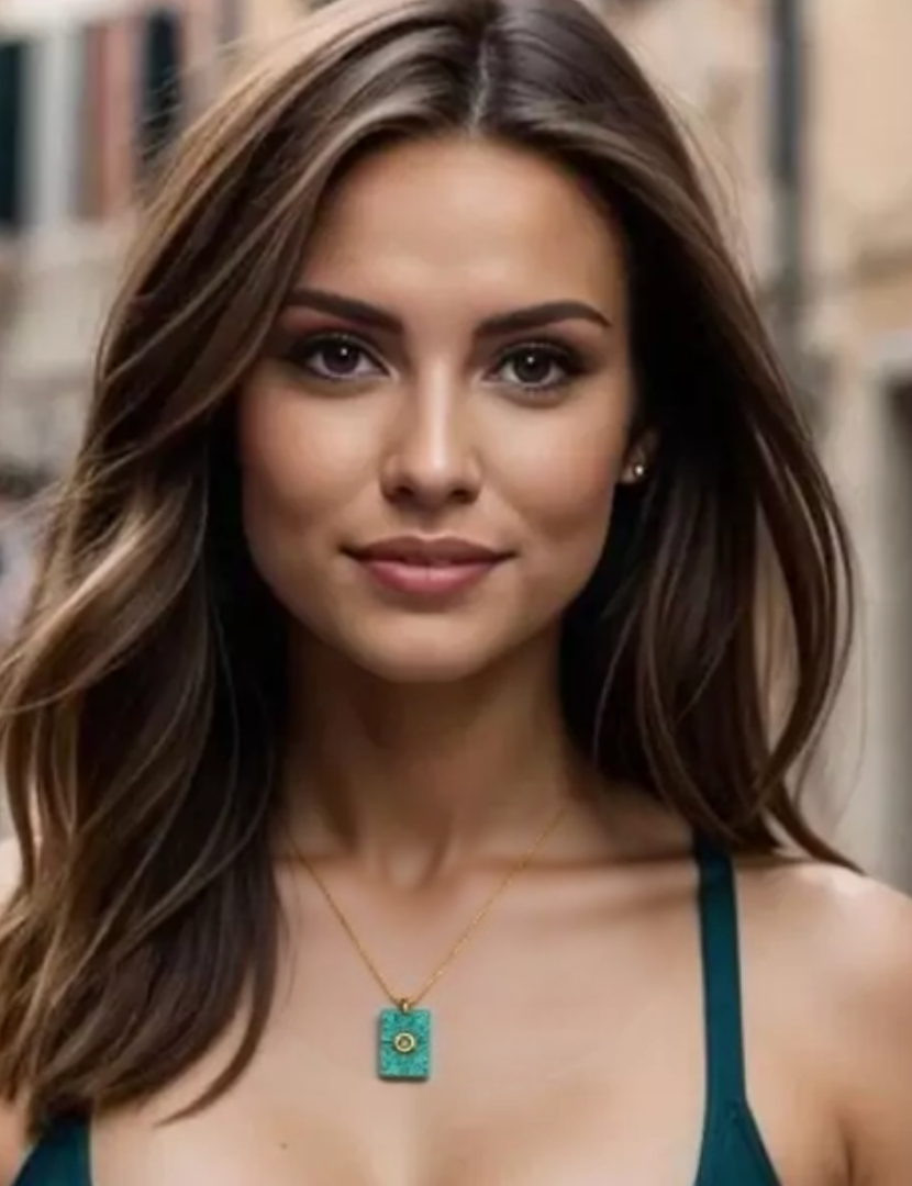 Augusta Antonia Crystal Sun Necklace