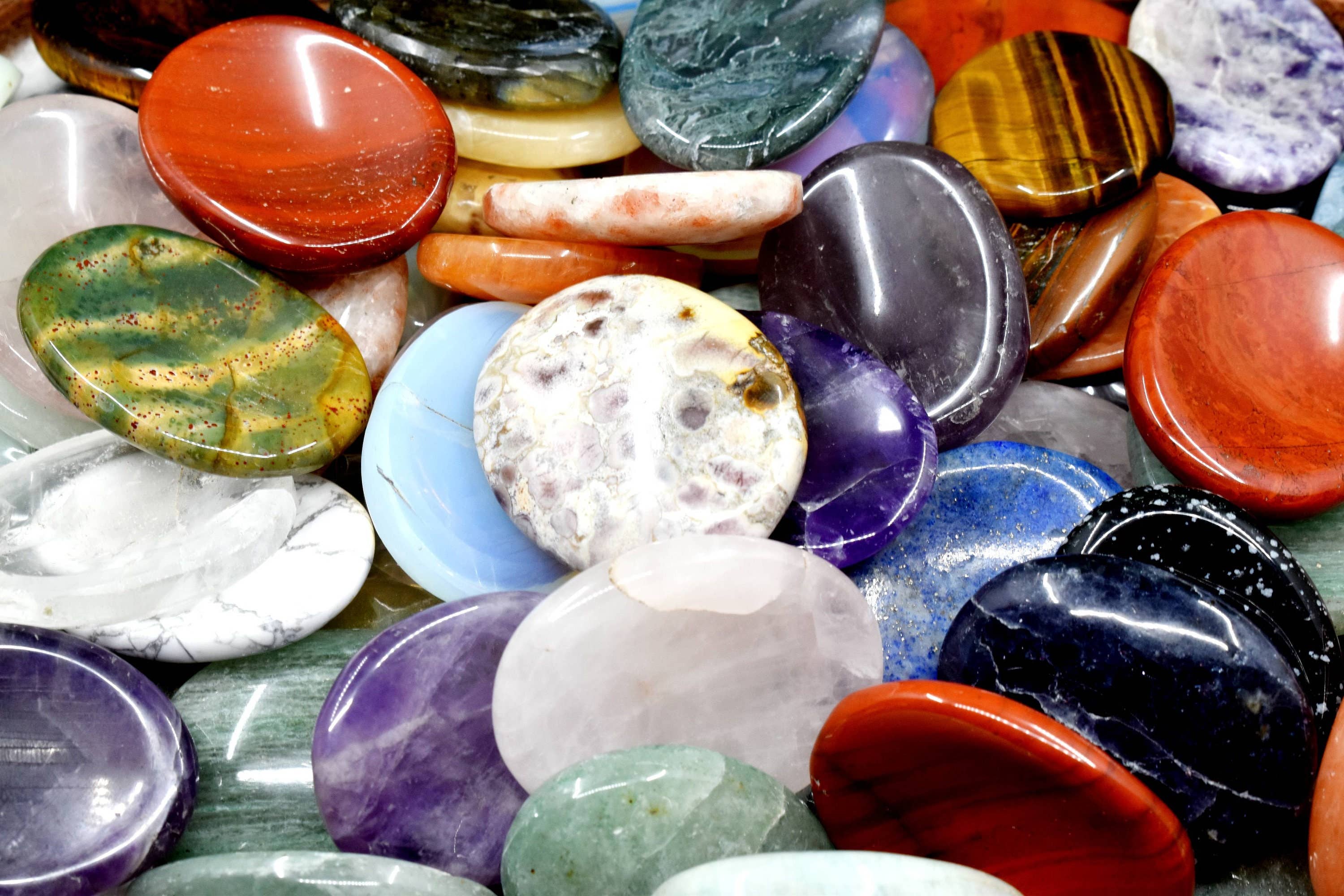 Wish Stones | Palm Stones | Crystal Thumb Stones