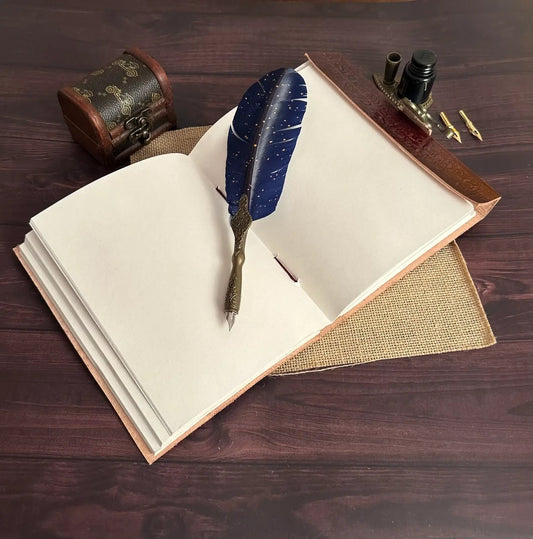 7 Chakra Leather Journal Chakra Stones Meditation - Spiral Circle