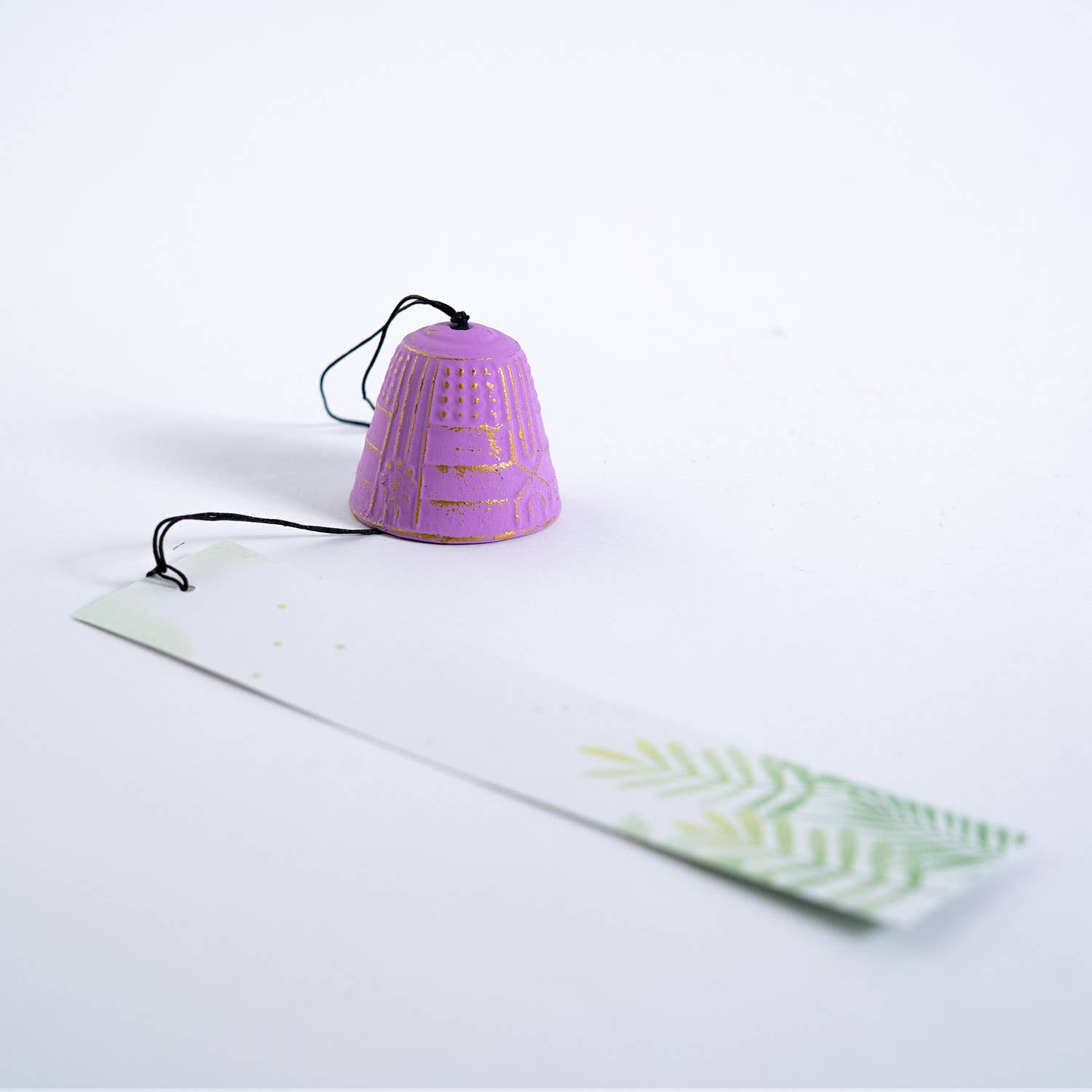 Origami Crane Furin Bell Windchime Pink (1/16)