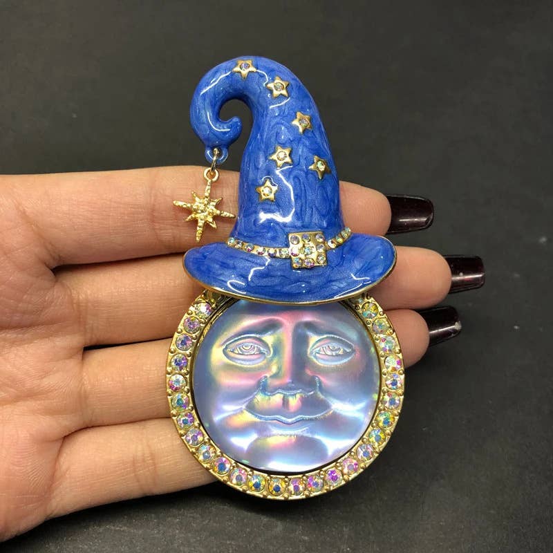 Vintage Medieval Sun Brooch
