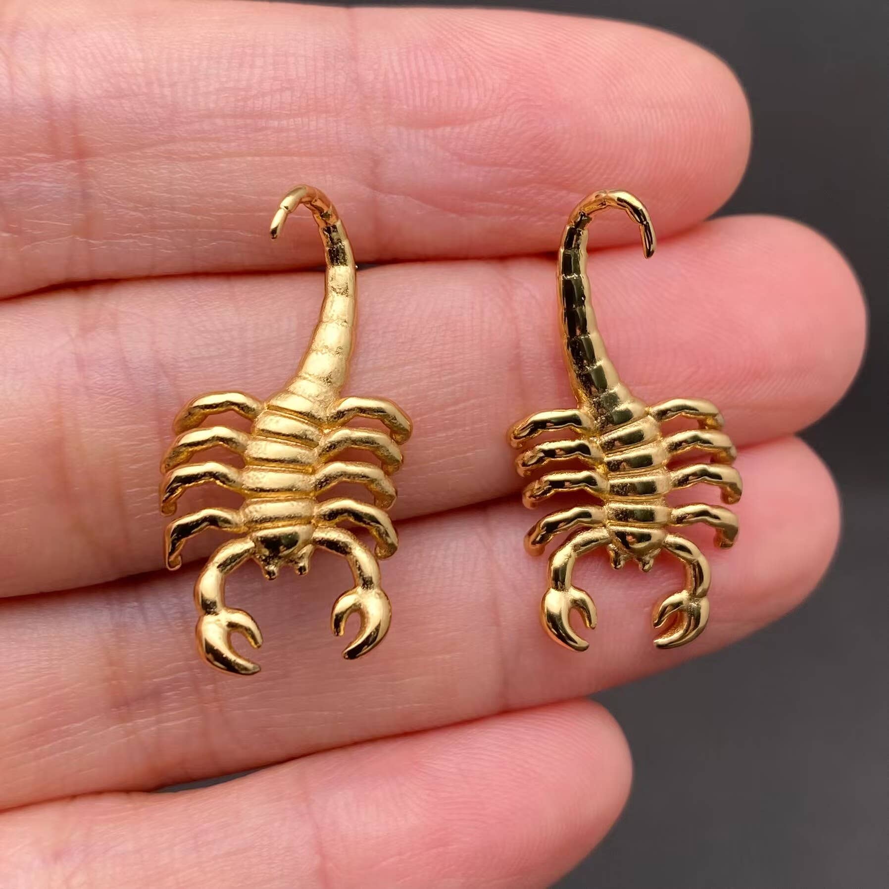 Scorpion Stud Earrings