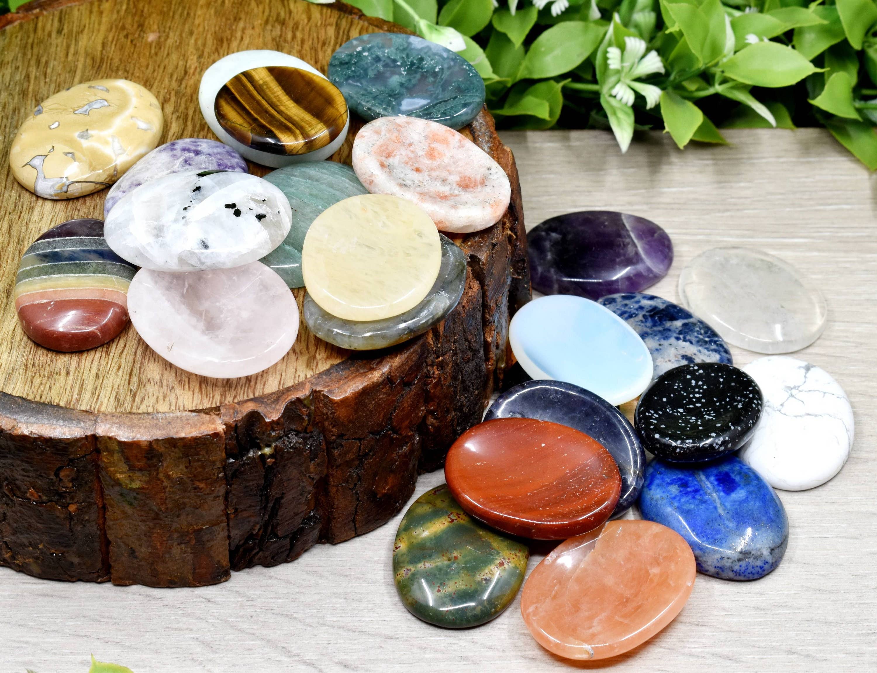 Wish Stones | Palm Stones | Crystal Thumb Stones