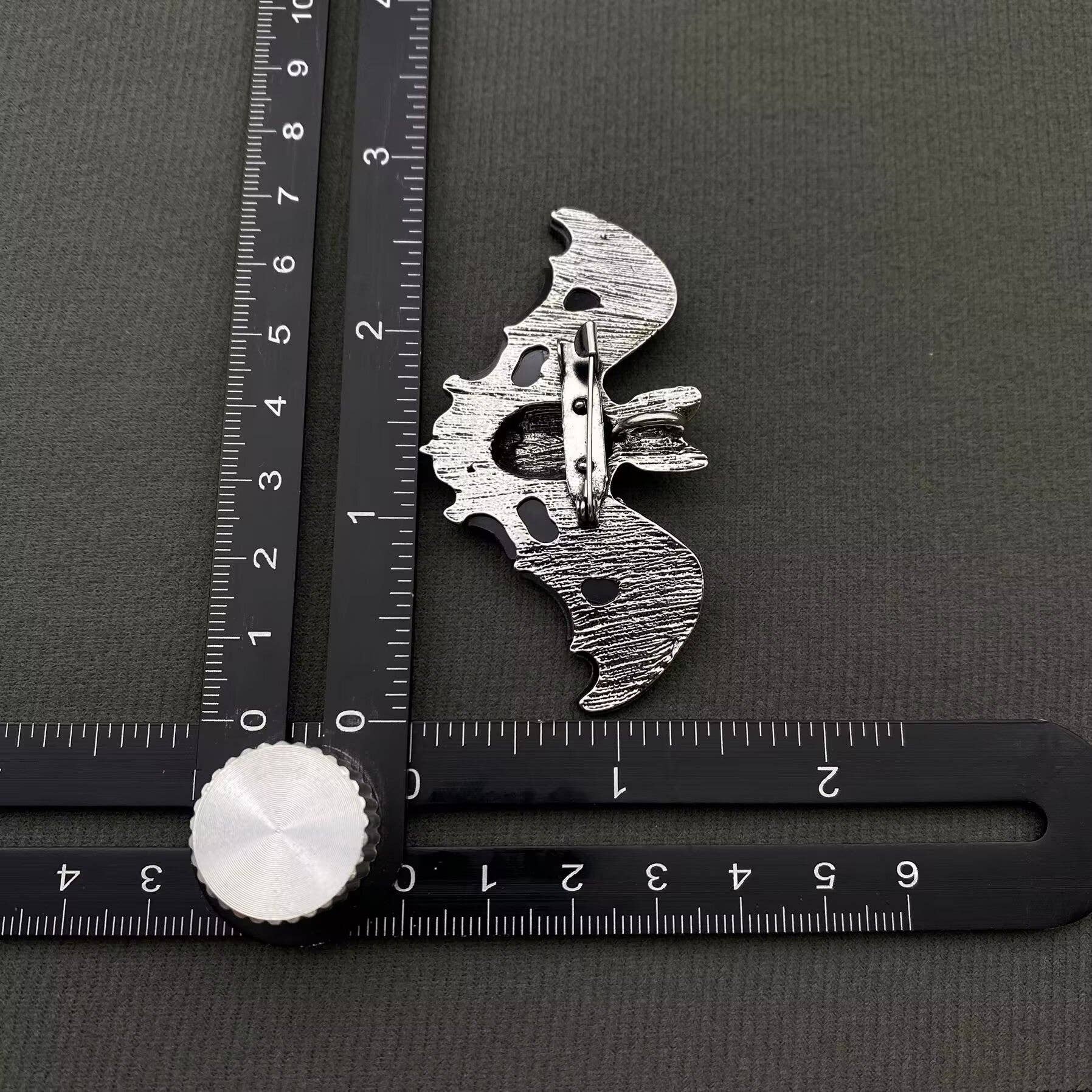 Abalone Shell Bat Brooch