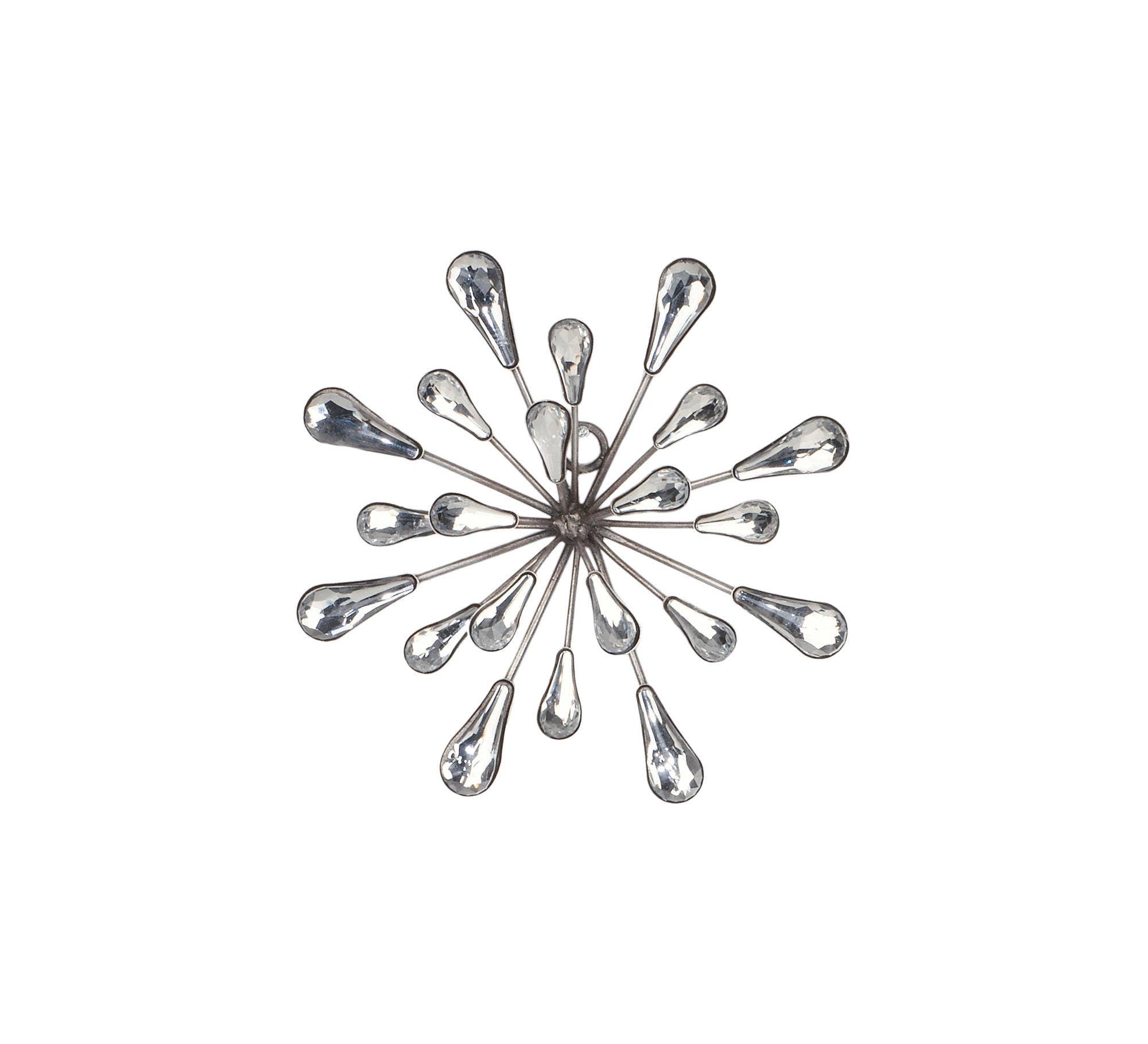Starburst Wall Art - Silver