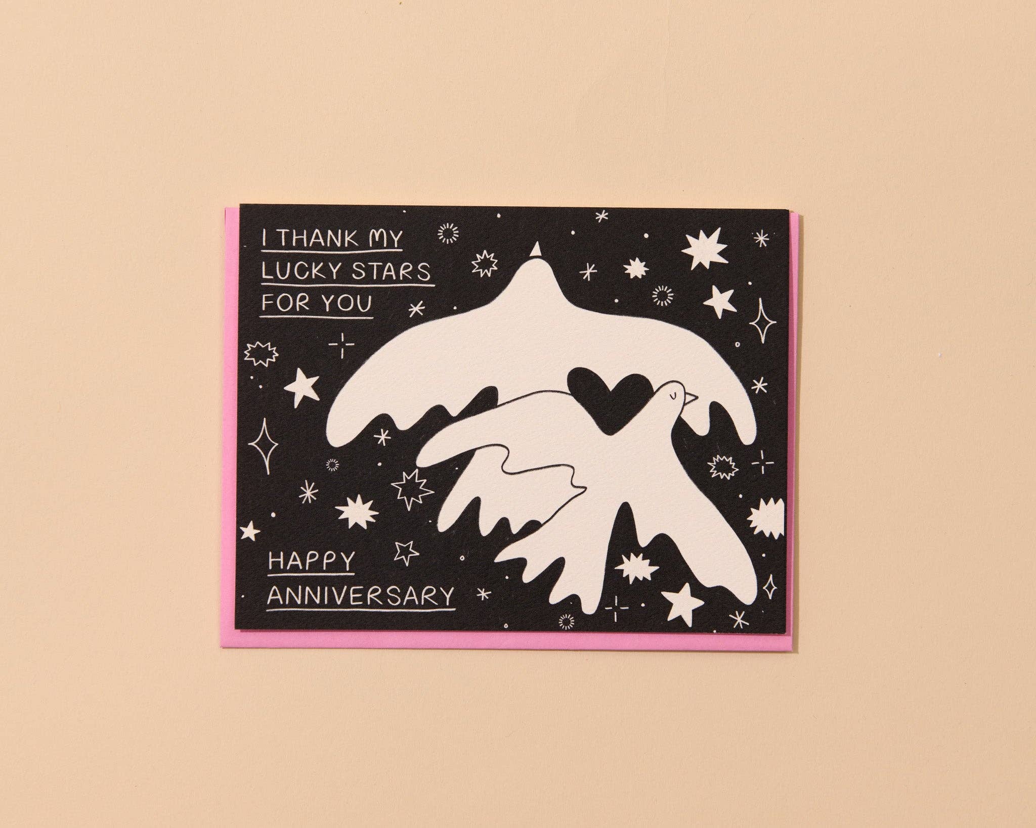 Anniversary Card by Love Julia—Love Doves (Sweet, Scandi)
