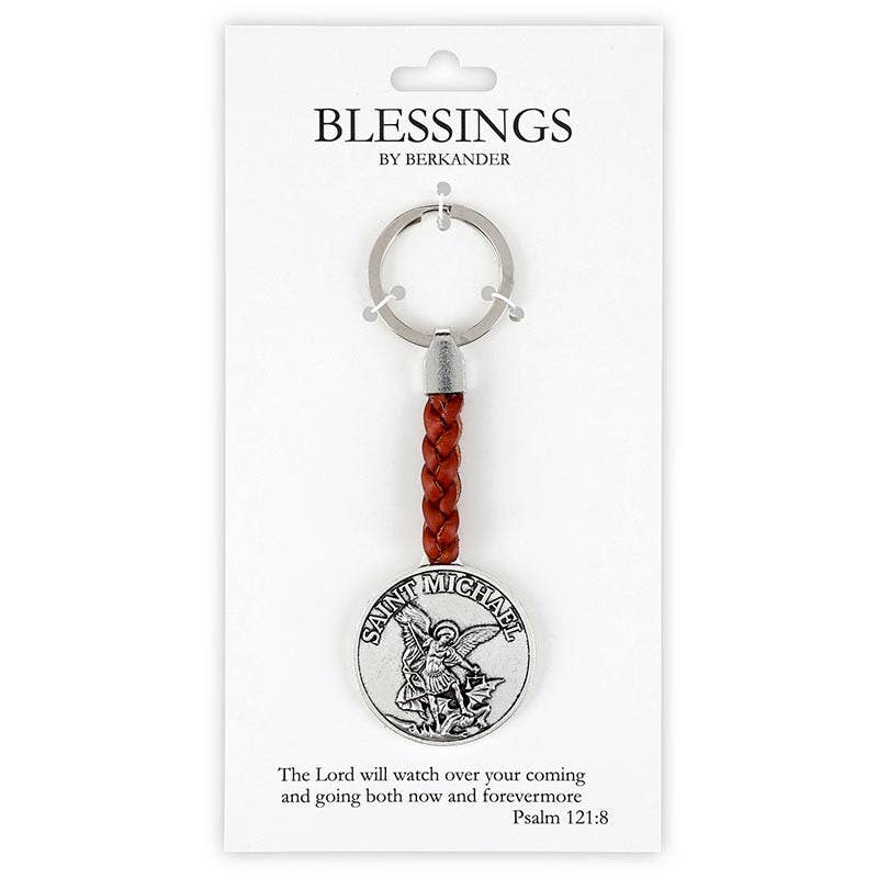 Braided Keychain | Saint Michael