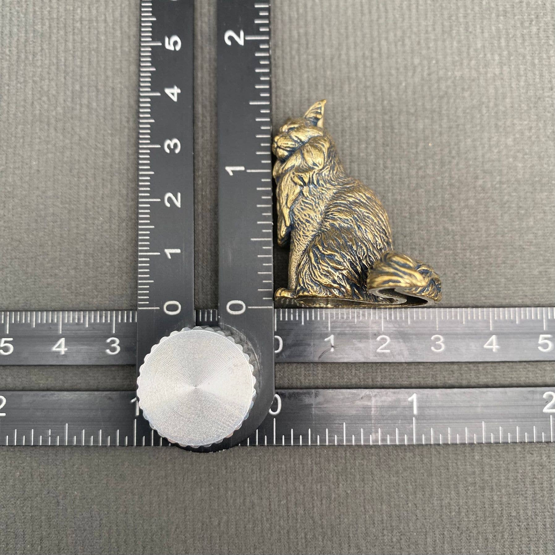 Cat Figurine | Brass