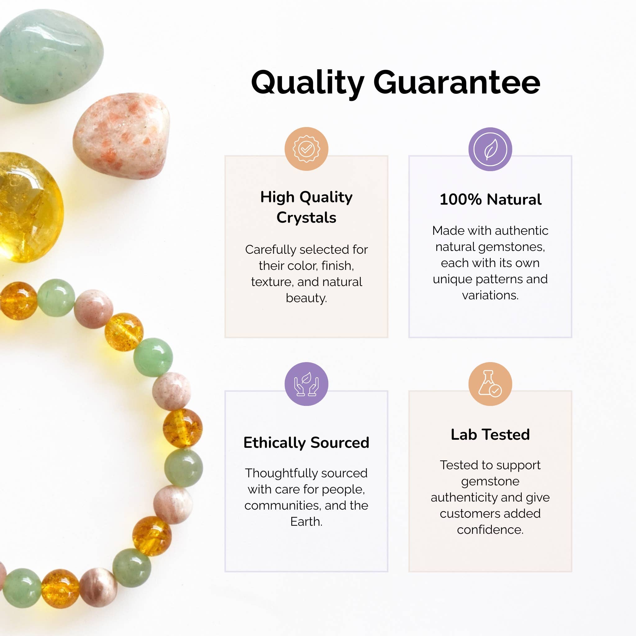 Wish Stones | Palm Stones | Crystal Thumb Stones