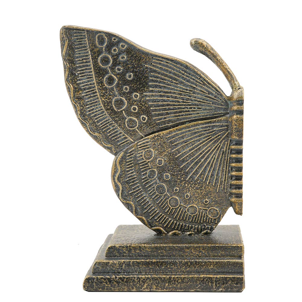 Butterfly Bookends - Bronze