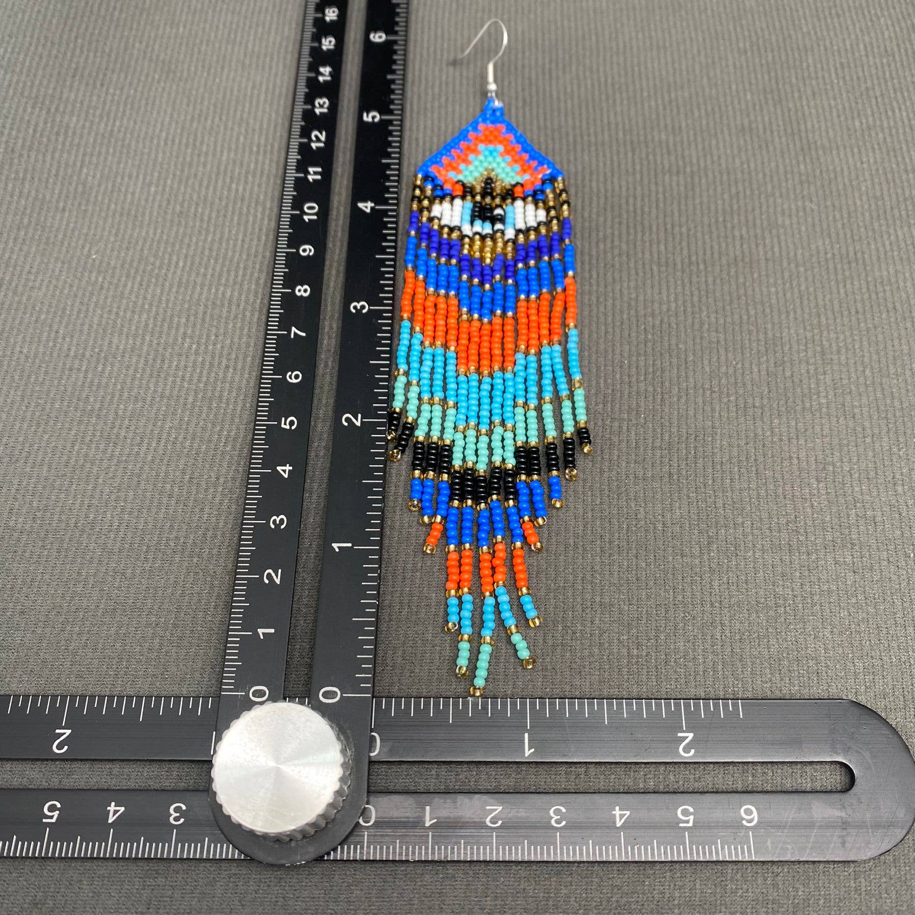Evil Eyes Fringe Earrings