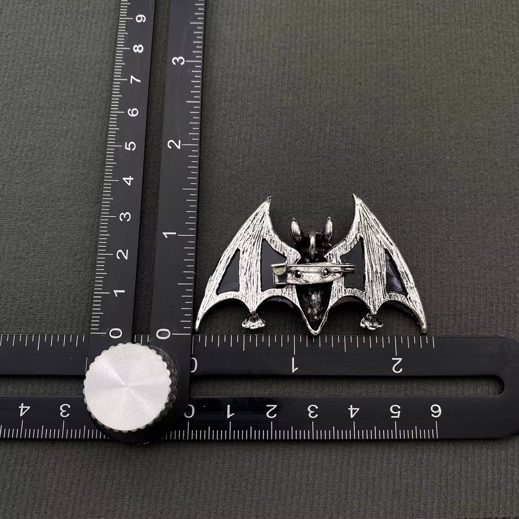 Abalone Shell Bat Brooch
