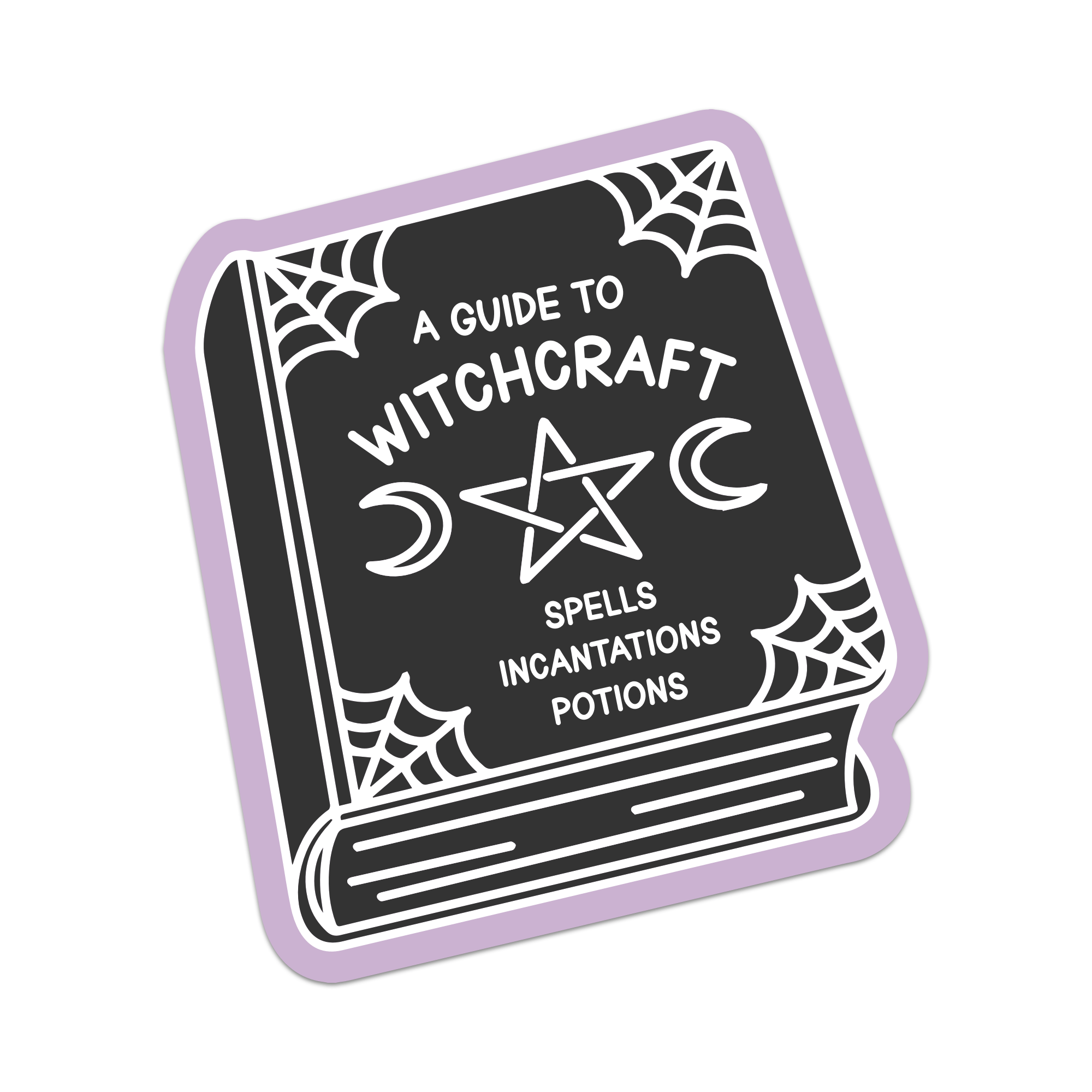 A Guide to Witchcraft Sticker - Spiral Circle