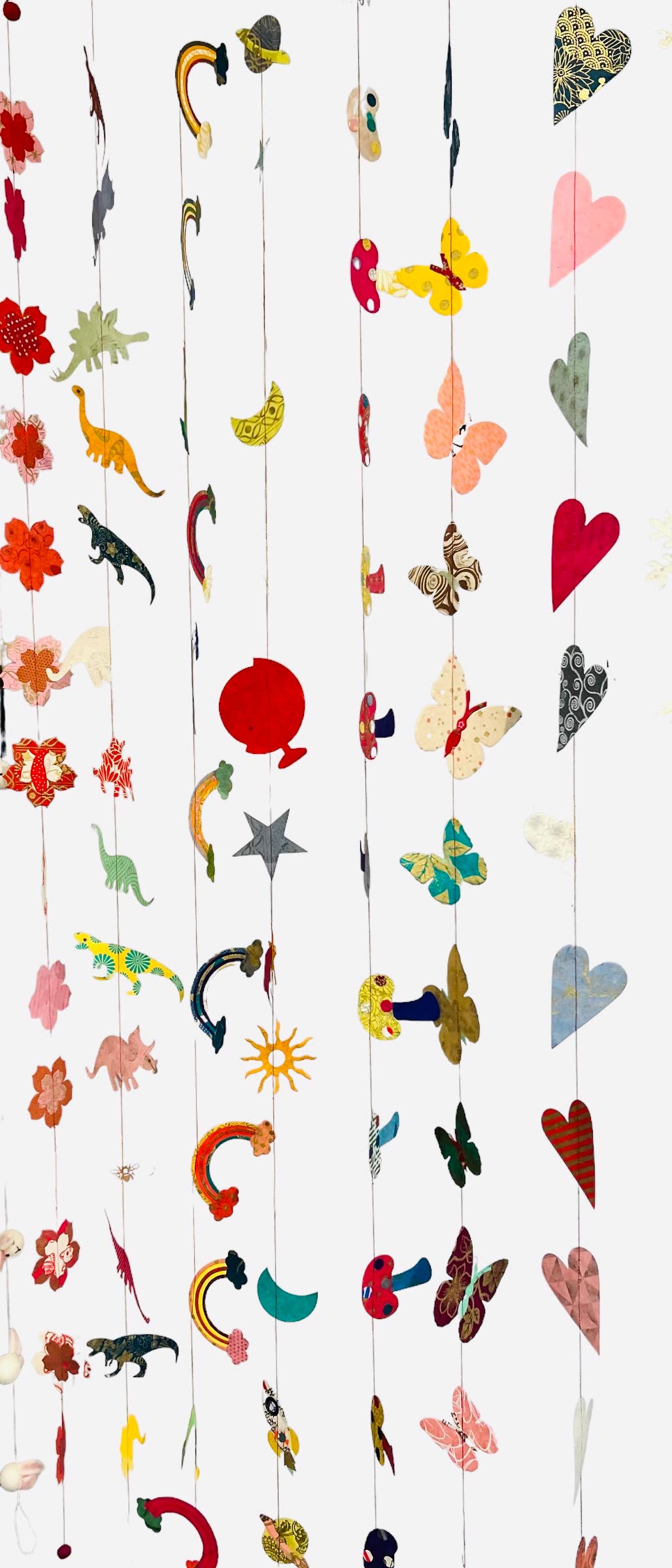 5ft Paper Garland, Elephants