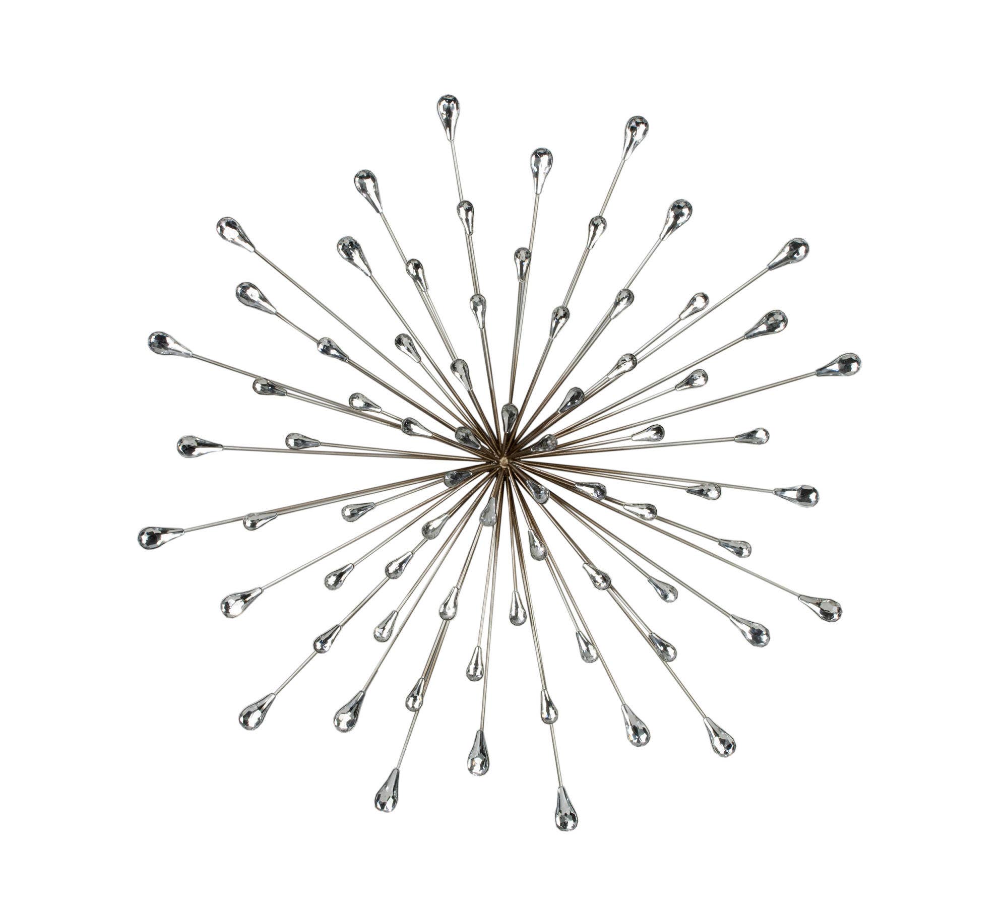 Starburst Wall Art - Silver