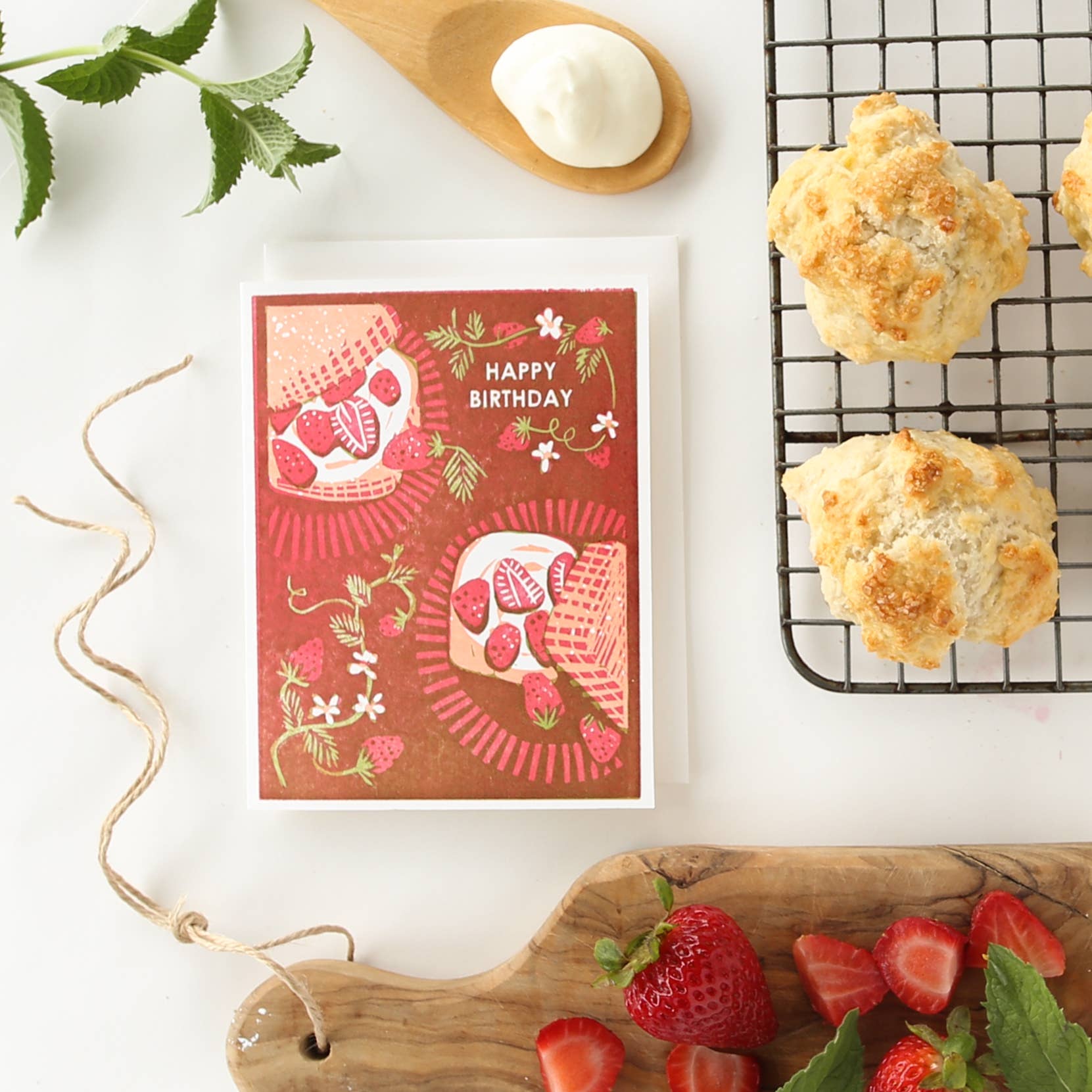 Happy Birthday (Strawberry Shortcake) Card