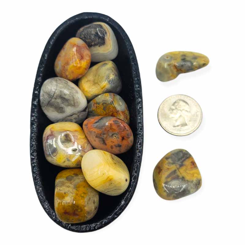 Agate, Crazy Lace | Laughter Stone - Spiral Circle