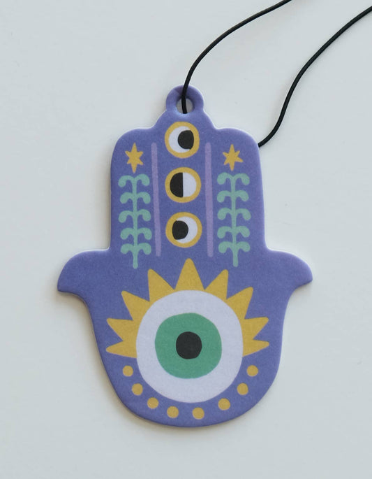 Air Freshener | Hamsa - Spiral Circle