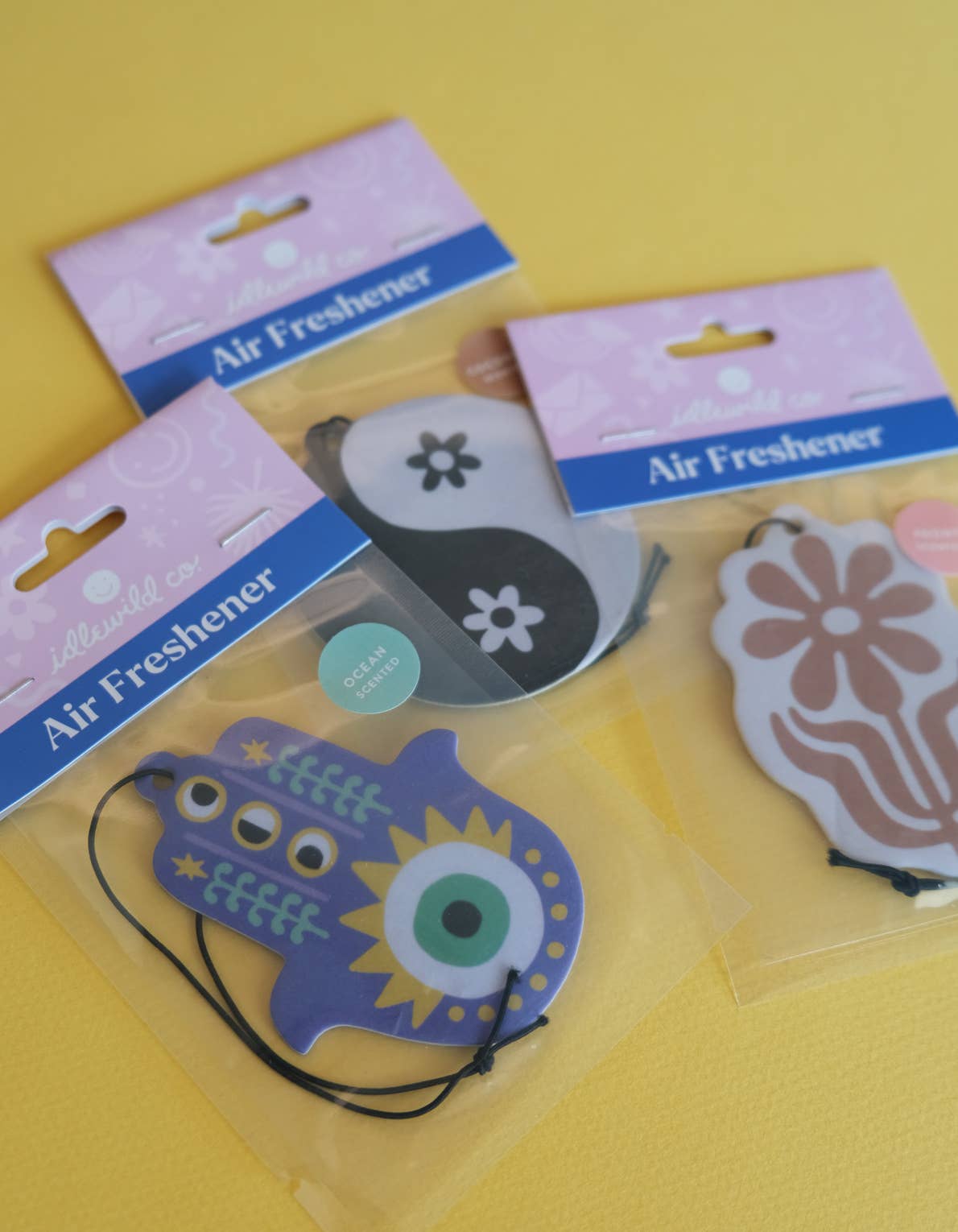 Air Freshener | Hamsa - Spiral Circle