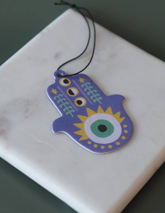 Air Freshener | Hamsa - Spiral Circle