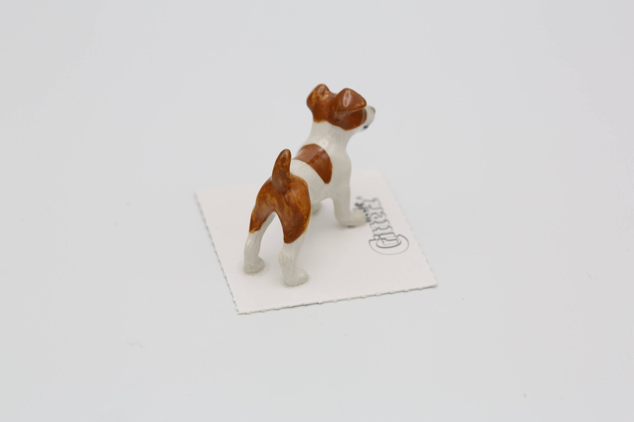 Ajax Jack Russell Porcelain Miniature - Spiral Circle