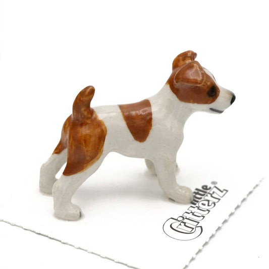 Ajax Jack Russell Porcelain Miniature - Spiral Circle