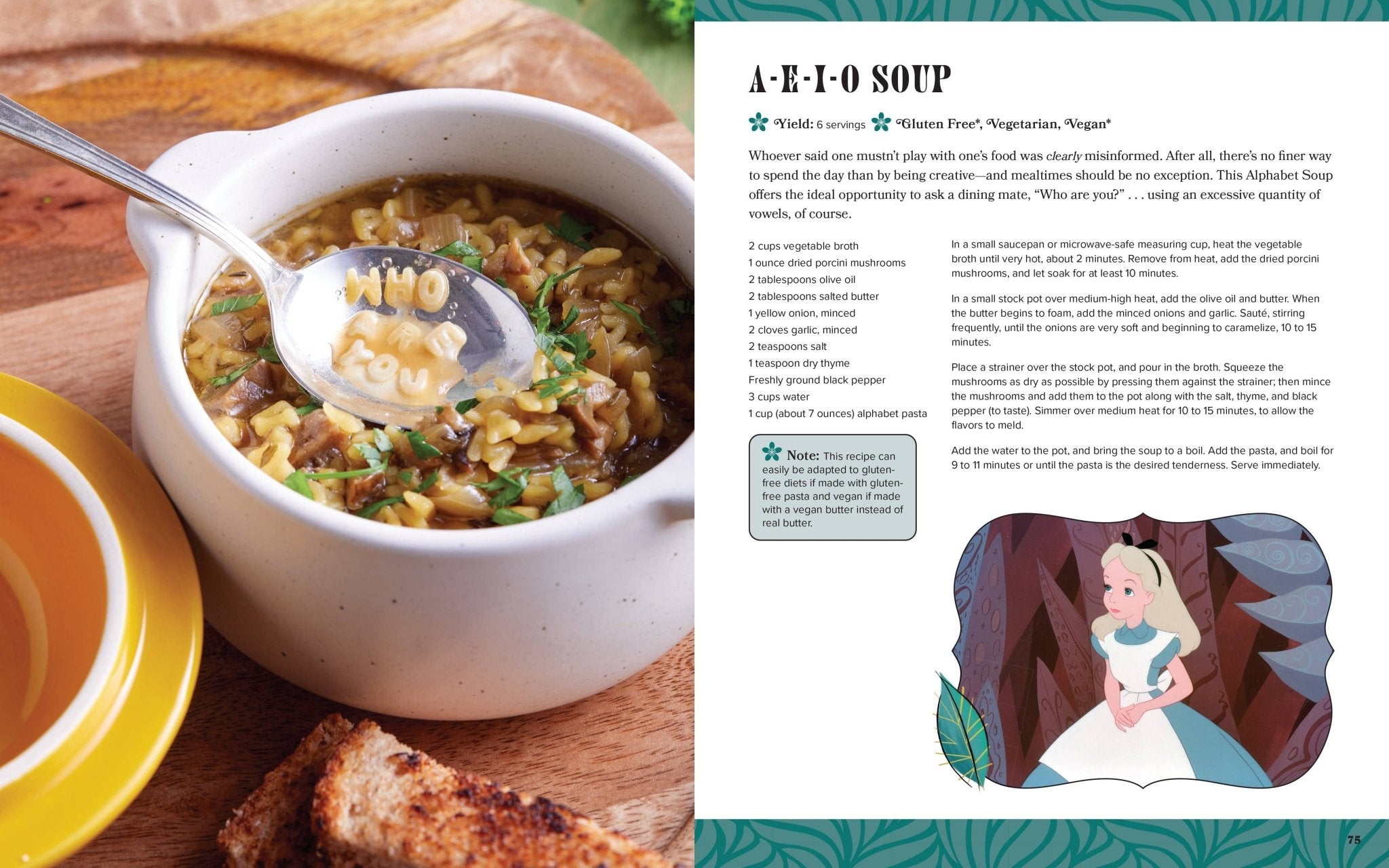 Alice in Wonderland: The Official Cookbook - SALE! - Spiral Circle